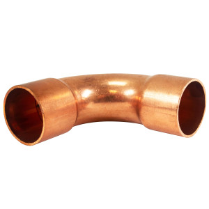 Appli Parts AP-C034L 90 Degree Elbow Long turn 3/4 in Copper pipe fittings CxC Sweat connections for refrigeration, air conditioning and plumbing applications ACR and Type L copper pipe