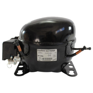 Danfoss GUY80NRB 1/4HP Compatible with R134a, Fractional Refrigeration Compresssor LMBP 115/1/60 (V/Ph/Hz) 123B1303 125B1318