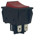 Appli Parts APRS-250R Interruptor 250V, 30A, Rojo, con Luz, DPST, 4 Pines