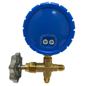 Appli Parts APMG-A3L Low Pressure Compatible with R134a, R22, R404A, R410A, Analog Single Manifold, Pressure psi, Temperature Fahrenheit Scales 