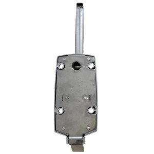 Keil W19-2000 Door Latch No Lock Polished Chrome for Walk-in Cooler 1-5/8in to 2-1/2in (41mm to 64mm)