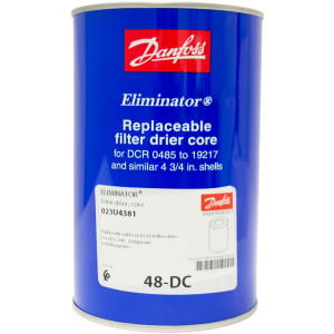 Danfoss 023U4381 Filter Drier Core 48-DC for DCR, Moister and Acid, includes Gasket, for Use with DCR 0485 to 19217 and other 4-3/4 in Shells, 023U4381, 023U4380, 00PPG000445000A