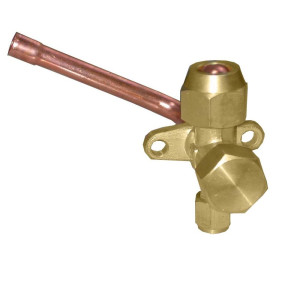 Appli Parts APMV-1458 5/8 Valvula Minisplit para Multiples Refrigerantes con puerto de Servicio 1/4 pulg SAE