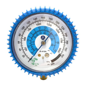 Appli Parts APMG-GA1L Low Side 1/4 in SAE Compatible with R410A, Replacement Manifold Gauge for Air Conditioning Universal Replacement tools