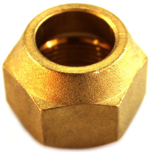 Appli Parts APFN-34 3/4 in Flare short brass flared fittings for use with copper, brass, aluminum, or steel tubing in gas line plumbing and hvac applications