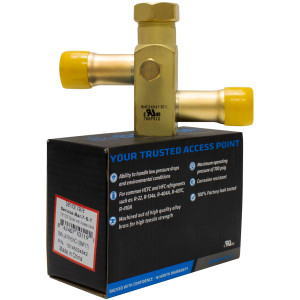SANHUA SERVICE-BAR-7-S-T Service Valve 7/8 in, ODF