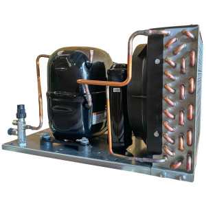 Tecumseh AJ7455Y-AA3ADG 3/4 HP Condensing Unit, Medium/Temp, Compatible with R134a, , 115v/1ph/60Hz