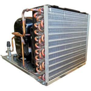 Tecumseh AJ7455Y-AA3ADG 3/4 HP Condensing Unit, Medium/Temp, Compatible with R134a, , 115v/1ph/60Hz