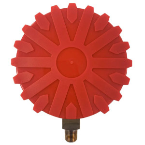 Uniweld G529LD Esfera de Manometro Alta Roja Compatible con R410A, R22, R404A, psi/Fahrenheit