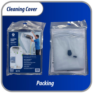 Appli Parts APCC-1218A Cleaning Cover Kit or Maintenance for Mini Split 1 - 1.5 Tons (up to 18,000 Btu) Circumference of 8 ft 6 in, Waterproof, with Integrated Hose. Replaces 532 533 562 572
