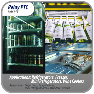Appli Parts APSR-4003P Mini Fridge relay switch 1 pin 4.7 Ohm 110V Universal PTC Start relay replacement part for multiple brands of refrigerators wine cooler