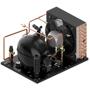 Danfoss UCHC0033RC0029B 1/3HP, Compatible con R404A, R507A, Unidad Condensadora para Refrigeracion, Cobre y Aluminio LMHBP 115/1/60 (V/Ph/Hz) 1 Ventilador, Compresor Recriprocante NF7CLX, 114N2358