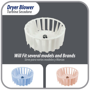 Y303836 Appli Parts Dryer Blower Wheel 303836AP Compatible with DE602, 5306599498, 1245880, 3-12913, 3-3836, 303836, 312913 Y303836 Appli Parts Dryer Blower Wheel 303836AP Compatible with DE602, 5306599498, 1245880, 3-12913, 3-3836, 303836, 312913
