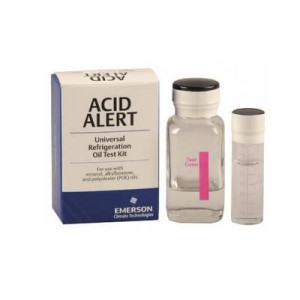 Universal Refrigeration Oil Test Kit (Acid Alert) For Use With Mineral, Alkybenzene And Polyolester (Poe) Oils Emerson 064427  Universal Refrigeration Oil Test Kit (Acid Alert) For Use With Mineral, Alkybenzene And Polyolester (Poe) Oils Emerson 064427