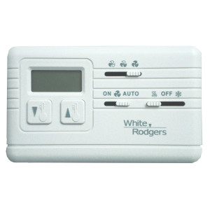 White Rodgers 1H1G-101S2 Termostato de Pared para Aire Acondicionado Fan Coil 110 V - 220 V, 50-60 hz White Rodgers 1H1G-101S2 Termostato de Pared para Aire Acondicionado Fan Coil 110 V - 220 V, 50-60 hz