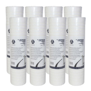 Appli Parts APFC-105P 8 Pack 10 in Sediment Water Filter Replacement Cartridge Compatible with RO Units and Sediment Filtration Systems 5 Micron Appli Parts APFC-105P 8 Pack 10 in Sediment Water Filter Replacement Cartridge Compatible with RO Units and Sediment Filtration Systems 5 Micron