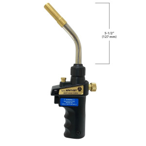 Appli Parts APHT-6ST Single Burner Hand Torch With Lighter and Lock for Soldering, Brazing with Mapp or Propane for plumbing A/A refrigeration and more