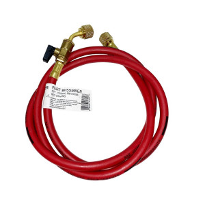 Manifold Hose 60 Uniweld H5smber / H5BVR Cfc/Hcfc/Hfc/R410 Red 45 Bend With Valve