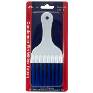 MA-Line AMA-026 Condener Fin Whisk Brush for Cleaning Condenser Fins and Evaporator Coils in Heating and Air Conditioning Units