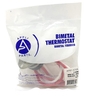 Appli Parts APBT-5708 Bimetal Thermostat 2 Wire Heater Limit SPST Open 75 F Close 40f Replaces: Bohn, Larkin, Chandler, Climate Control 5708L, 4752CM, 30318, SL5708 Fits: Oyon OEA Series