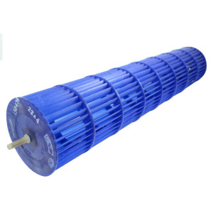 ecox Cross Flow Fan blower for indoor unit heat pump ductless minisplit 118 X 556 mm (Turbine to base 2 of 2)
