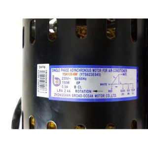 Motor Fan Coil Ecox MTA4-48CR YSK150-6W or YKSS-150-6-7 RoHS 202470790002 17400801000067 Motor Fan Coil Ecox MTA4-48CR YSK150-6W or YKSS-150-6-7 RoHS 202470790002 17400801000067