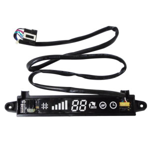 Display Box subassembly for Air Conditioner Indoor Unit Ecox CACE-KFR90G/BP2N1Y-CC12(C5)-W.D.01.XK1.1 RoHS 203333190104, 17222000002769 includes 17122000006972 fits ecox
