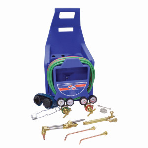 Uniweld Oxyacetilene Welding Outfit KL550-4P Includes: Weld Handle and Tip / Cut Attachment and Tip / Oxygen and Acetylene Regulator / Hoses / Goggles / Lighter / Stand / Tank Key Chain Uniweld Oxyacetilene Welding Outfit KL550-4P Includes: Weld Handle and Tip / Cut Attachment and Tip / Oxygen and Acetylene Regulator / Hoses / Goggles / Lighter / Stand / Tank Key Chain