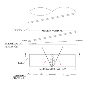 Galvanized Steel Circular Butterfly Damper 12 in CVM12 Vermont Galvanized Steel Circular Butterfly Damper 12 in CVM12 Vermont