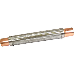 Appli Parts APVE-258 Antivibrador 2-5/8 pulg Soldable Eliminador de Vibracion 61cm Largo 300psi presion maxima de trabajo y 3.265psi presion de rotura Appli Parts APVE-258 Antivibrador 2-5/8 pulg Soldable Eliminador de Vibracion 61cm Largo 300psi presion maxima de trabajo y 3.265psi presion de rotura