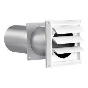 Lambro 267W White Plastic Louvered Vent 4 inch Lambro 267W White Plastic Louvered Vent 4 inch