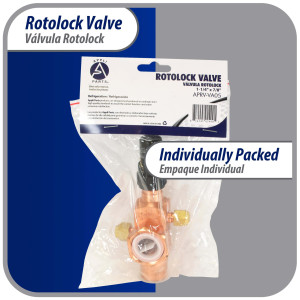 Appli Parts APRV-VA05 Rotolock Valve V05 1-1/4 in x 7/8 in ODF solder connection Universal replacement valve will work for refrigeration and air conditioning systems Appli Parts APRV-VA05 Rotolock Valve V05 1-1/4 in x 7/8 in ODF solder connection Universal replacement valve will work for refrigeration and air conditioning systems