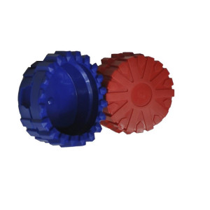 Protective Gauge Boots 2.5" / 63.5mm (Red And Blue) Uniweld Gb25s