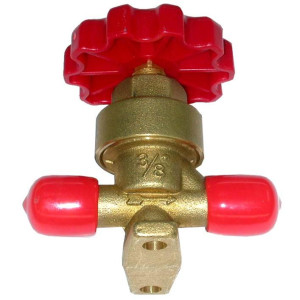 Appli Parts APSV-38 3/8 in SAE Shut Off Valve Male Flare  Appli Parts APSV-38 3/8 in SAE Shut Off Valve Male Flare