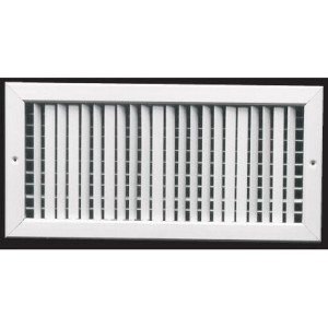 Supply Air Aluminun Grille, White Dv24x04