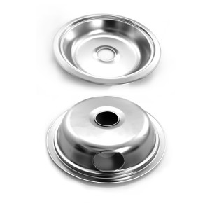 Bowl Chrome 8in With Hole GE WB31X5011B Bowl Chrome 8in With Hole GE WB31X5011B