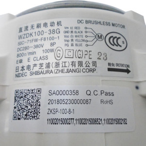 Motor Outdoor Unit Vrf Emvrf60c00b 2024003a0019 / 11002015002182 / Zksp-100-8-1-1 Motor Outdoor Unit Vrf Emvrf60c00b 2024003a0019 / 11002015002182 / Zksp-100-8-1-1