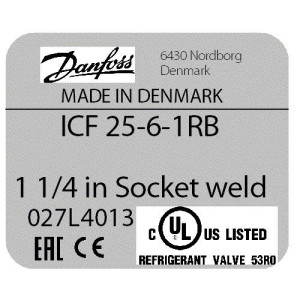 Valvula Danfoss Icf32-6-1b 1 1/4" Valvula Danfoss Icf32-6-1b 1 1/4"