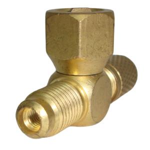 Appli Parts APAT-3X14 Access Tee Fitting 1/4 M. Flare Access x 1/4 M. Flare x 1/4 F. Flare Swivel Connection On Branch Appli Parts APAT-3X14 Access Tee Fitting 1/4 M. Flare Access x 1/4 M. Flare x 1/4 F. Flare Swivel Connection On Branch