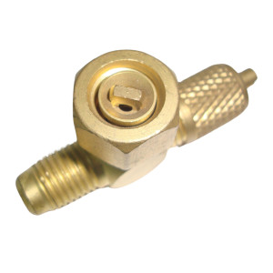 Appli Parts APAT-3X14 Access Tee Fitting 1/4 M. Flare Access x 1/4 M. Flare x 1/4 F. Flare Swivel Connection On Branch Appli Parts APAT-3X14 Access Tee Fitting 1/4 M. Flare Access x 1/4 M. Flare x 1/4 F. Flare Swivel Connection On Branch