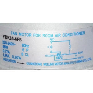 Motor single phase asynchronous YDK65-6FB YKT-65-6-41 RoHS  60w 230v/60hz 202400420701 11002012001019
Fits: ecox MOU-60CRD MOU-60CR midea MOU36CN1MM0W Motor single phase asynchronous YDK65-6FB YKT-65-6-41 RoHS  60w 230v/60hz 202400420701 11002012001019
Fits: ecox MOU-60CRD MOU-60CR midea MOU36CN1MM0W