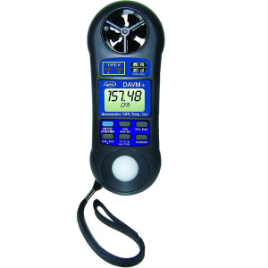 Supco DAVM+ Digital Air Flow Meter, Vane Anemometer, Thermometer, Hygrometer, Light Meter Supco DAVM+ Digital Air Flow Meter, Vane Anemometer, Thermometer, Hygrometer, Light Meter