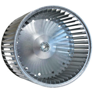 LAU 01331606 Double Inlet Blower Wheel 10-5/8 in D x 10-5/8 in W x 1/2 in Bore Concave CCW LAU 01331606 Double Inlet Blower Wheel 10-5/8 in D x 10-5/8 in W x 1/2 in Bore Concave CCW