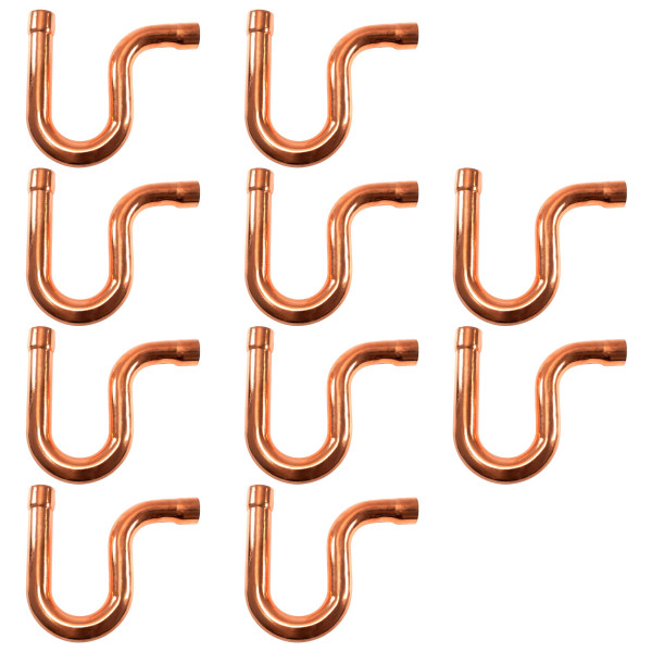 thumbnail image 2 of Uxcell 180 Degree Return Bend Copper Fitting Welded Elbow Connection, 1 2 of 11