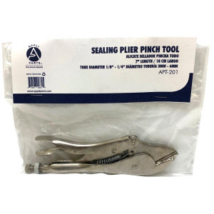 Appli Parts APT-PP201 1/8 to 1/4 in Tube Sealing pinch off clamp Pliers 7 in long for Refrigeration Applications Appli Parts APT-PP201 1/8 to 1/4 in Tube Sealing pinch off clamp Pliers 7 in long for Refrigeration Applications