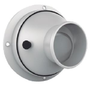Circular Diffuser Aluminum Sphere Aluminum Color 14 in. Diameter 1 Injection with Adjustable Plate DCELB14S1 Vermont