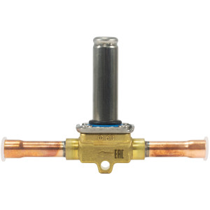 Danfoss 032F1204 Solenoid Valve 3/8 in ODF x 3/8 in ODF Normally Closed NC EVR 3
032F5084 replaces 032F7115