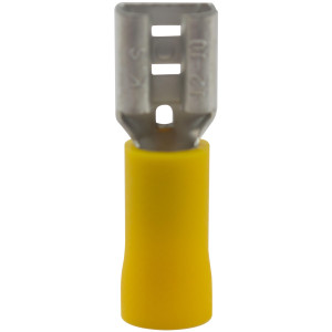 MA-Line MA02619-2 Conector Rapido Acampanado con Aislamiento de Vinilo Hembra 12-10, 250 TAB. Bolsa de 100 MA-Line MA02619-2 Conector Rapido Acampanado con Aislamiento de Vinilo Hembra 12-10, 250 TAB. Bolsa de 100