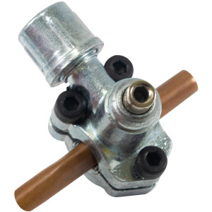 Appli Parts APT-PV110 1/4, 5/16, 3/8 in Bullet Piercing Valve kit with tube size adapters and o ring seal for small refrigeration systems with 1/4 in SAE Service Port Appli Parts APT-PV110 1/4, 5/16, 3/8 in Bullet Piercing Valve kit with tube size adapters and o ring seal for small refrigeration systems with 1/4 in SAE Service Port
