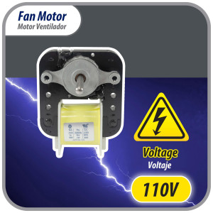 Appli Parts APFM-55 18 W Fan Motor, 110 V, 50/60 Hz, 0.38 A, 3000 rpm, CW rotation Universal replacement intended for Refrigerator Evaporator, Blade not included replaces original part numbers WR60X203, 305540, PS304745, WR60X0191, WR60X0203, WR60X19 Appli Parts APFM-55 18 W Fan Motor, 110 V, 50/60 Hz, 0.38 A, 3000 rpm, CW rotation Universal replacement intended for Refrigerator Evaporator, Blade not included replaces original part numbers WR60X203, 305540, PS304745, WR60X0191, WR60X0203, WR60X19